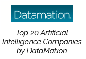 Datamation Top 20 Artificial Intelligence Companies by DataMation badge